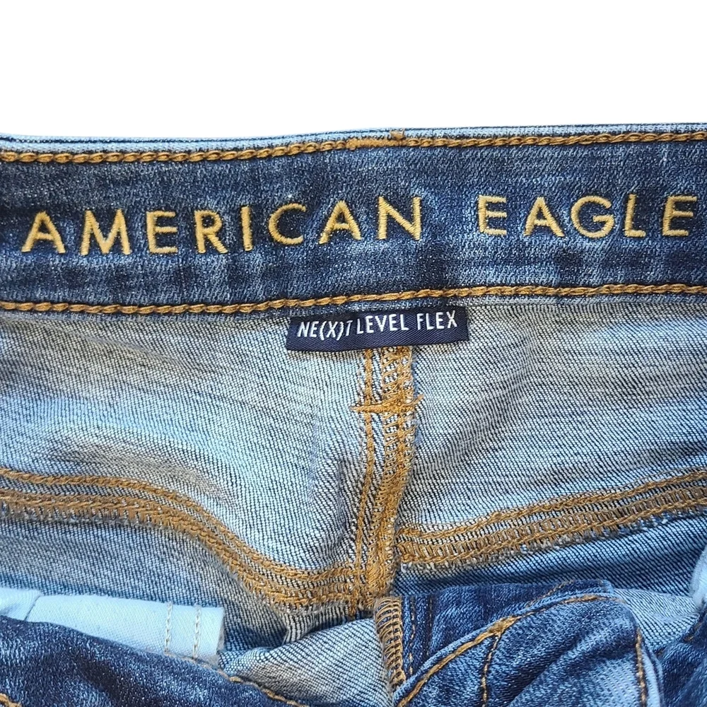 American Eagle Outfitters Men’s Ne(x)t Level Flex Skinny Jeans 30x34 Distressed